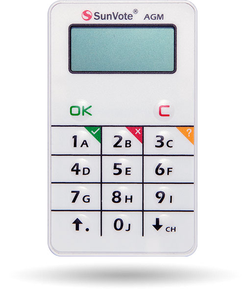 中天电子无线投票器m52lia型